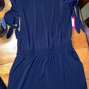 Vince Camuto Navy Blue Romper